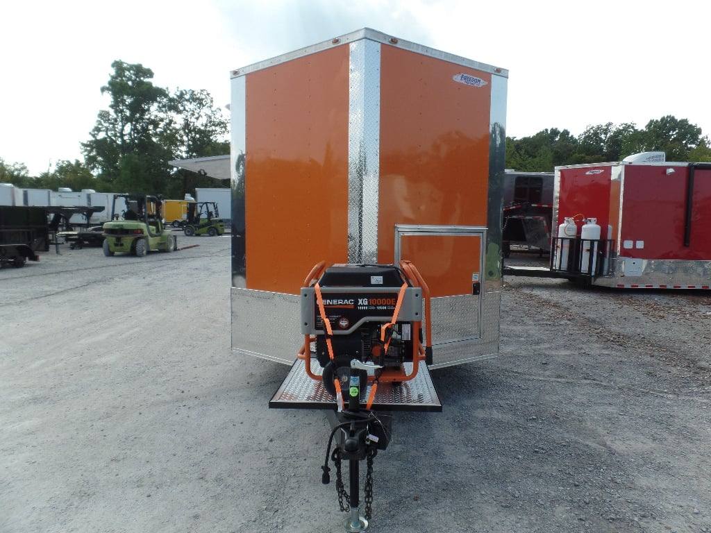 399-8.5-x-20-concession-food-trailer-orange-with-appliances-9.jpg 8.5' x 20' Concession Food Trailer Orange With Appliances