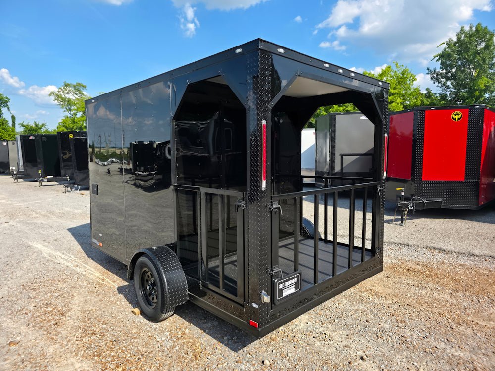 4-7-x-12-black-with-blackout-elite-porch-trailer-with-built-in-sink-5.jpg 7' X 12' Black With Blackout Elite Porch Trailer With Built-In Sink