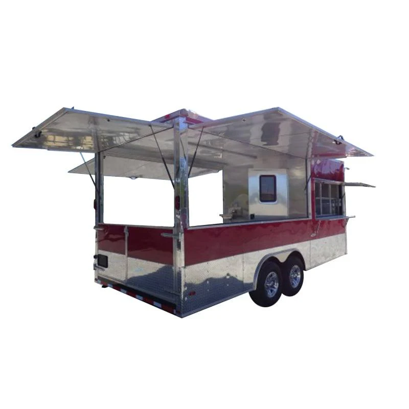 403-8.5-x-20-concession-food-trailer-red-kettle-corn-catering-event-1.webp 8.5' x 20' Concession Food Trailer Red Kettle Corn Catering Event