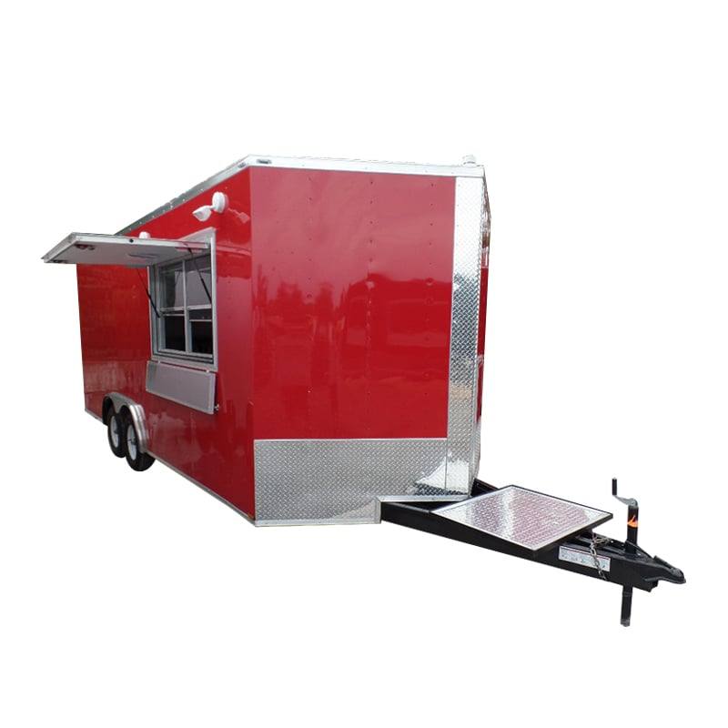 404-8.5-x-20-concession-food-trailer-red-with-appliances-1.jpg 8.5' x 20' Concession Food Trailer Red With Appliances