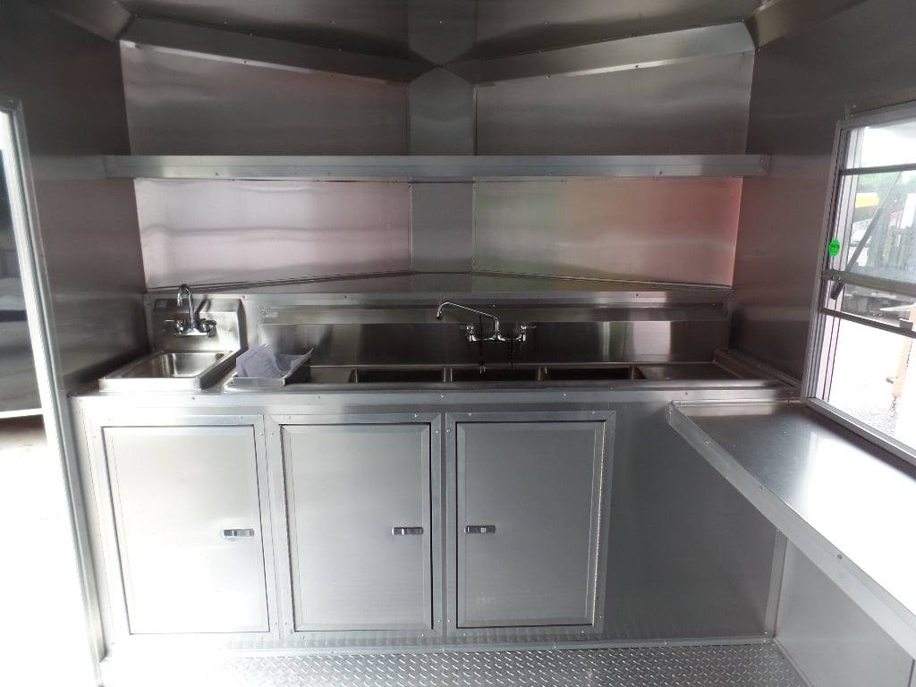 404-8.5-x-20-concession-food-trailer-red-with-appliances-10.jpg 8.5' x 20' Concession Food Trailer Red With Appliances