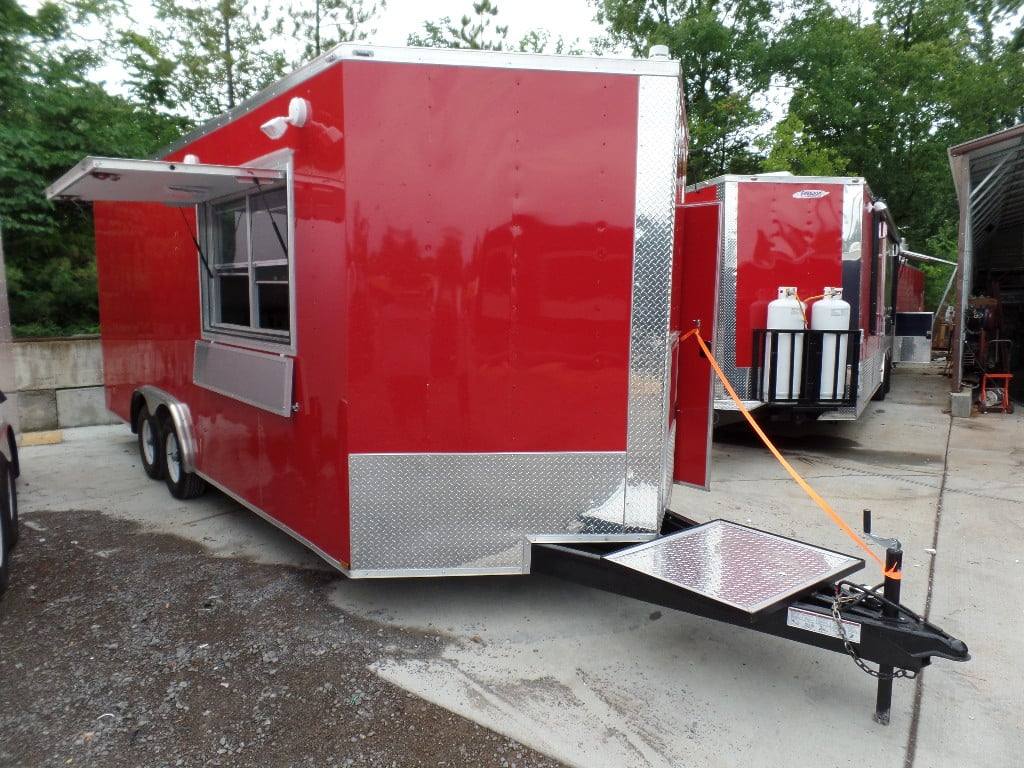404-8.5-x-20-concession-food-trailer-red-with-appliances-5.jpg 8.5' x 20' Concession Food Trailer Red With Appliances