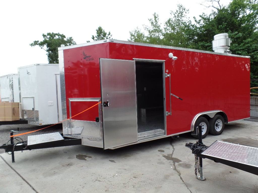 404-8.5-x-20-concession-food-trailer-red-with-appliances-6.jpg 8.5' x 20' Concession Food Trailer Red With Appliances