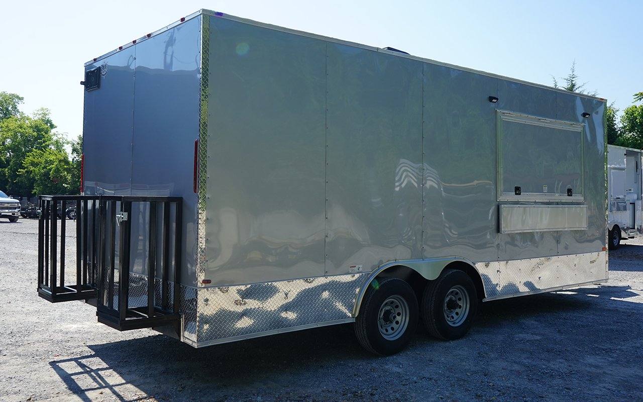 405-8.5-x-20-concession-food-trailer-silver-event-catering-elite-6.jpg 8.5' x 20' Concession Food Trailer Silver Event Catering Elite