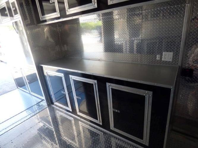 406-8.5-x-20-concession-food-trailer-silver-frost-catering-event-10.jpg 8.5' x 20' Concession Food Trailer Silver Frost Catering Event