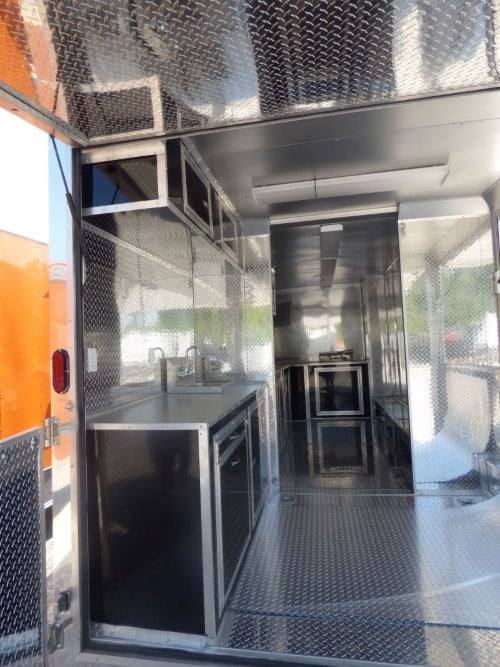 406-8.5-x-20-concession-food-trailer-silver-frost-catering-event-13.jpg 8.5' x 20' Concession Food Trailer Silver Frost Catering Event
