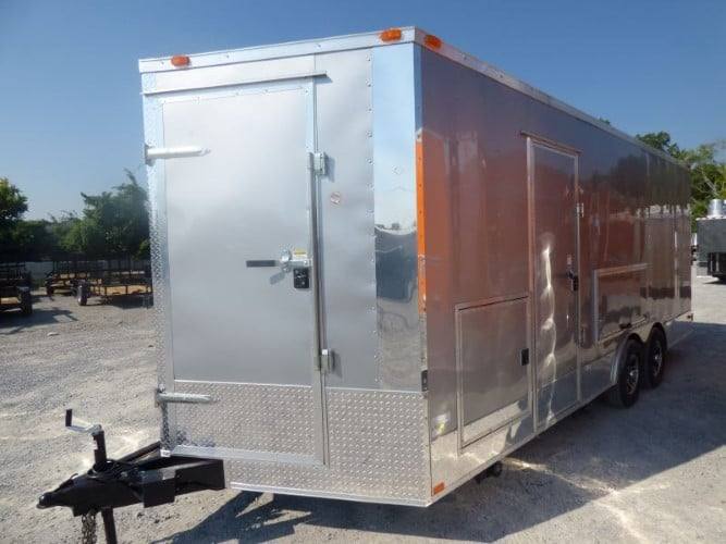 406-8.5-x-20-concession-food-trailer-silver-frost-catering-event-16.jpg 8.5' x 20' Concession Food Trailer Silver Frost Catering Event