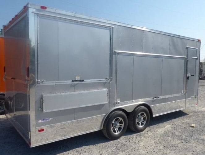 406-8.5-x-20-concession-food-trailer-silver-frost-catering-event-18.jpg 8.5' x 20' Concession Food Trailer Silver Frost Catering Event