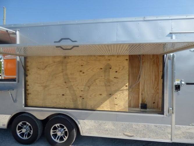 406-8.5-x-20-concession-food-trailer-silver-frost-catering-event-24.jpg 8.5' x 20' Concession Food Trailer Silver Frost Catering Event