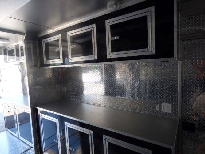 406-8.5-x-20-concession-food-trailer-silver-frost-catering-event-7.jpg 8.5' x 20' Concession Food Trailer Silver Frost Catering Event