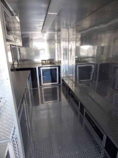 406-8.5-x-20-concession-food-trailer-silver-frost-catering-event-8.jpg 8.5' x 20' Concession Food Trailer Silver Frost Catering Event