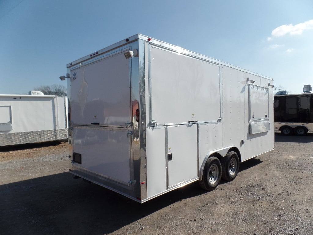 408-8.5-x-20-concession-food-trailer-white-bbq-event-catering-18.jpg 8.5' x 20' Concession Food Trailer White BBQ Event Catering