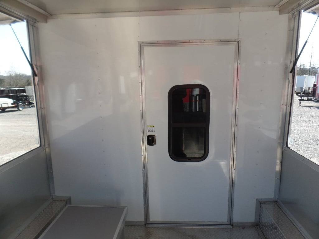 408-8.5-x-20-concession-food-trailer-white-bbq-event-catering-2.jpg 8.5' x 20' Concession Food Trailer White BBQ Event Catering