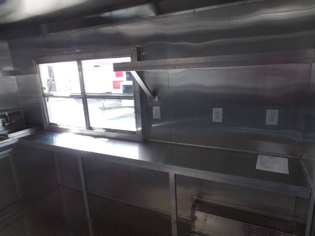 408-8.5-x-20-concession-food-trailer-white-bbq-event-catering-22.jpg 8.5' x 20' Concession Food Trailer White BBQ Event Catering