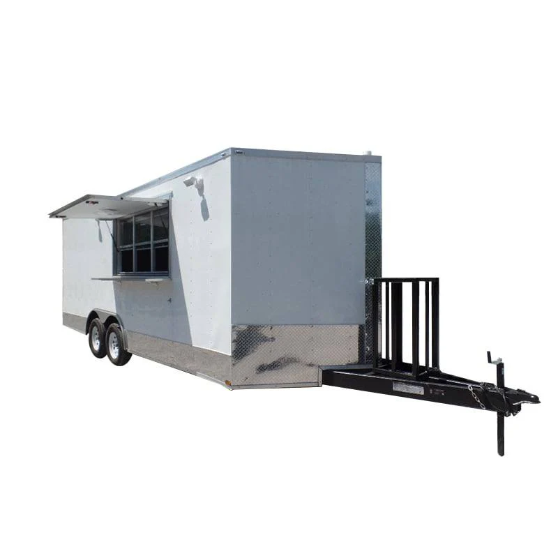 410-8.5-x-20-concession-food-trailer-white-event-catering-1.webp 8.5' x 20' Concession Food Trailer White Event Catering