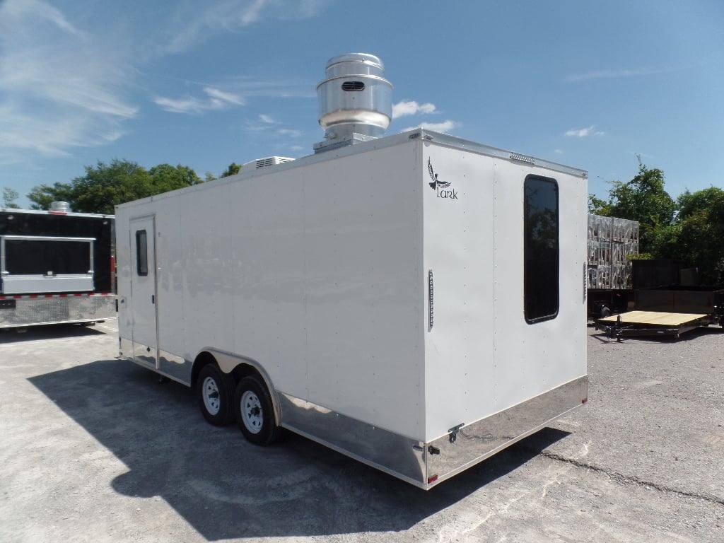 410-8.5-x-20-concession-food-trailer-white-event-catering-10.jpg 8.5' x 20' Concession Food Trailer White Event Catering