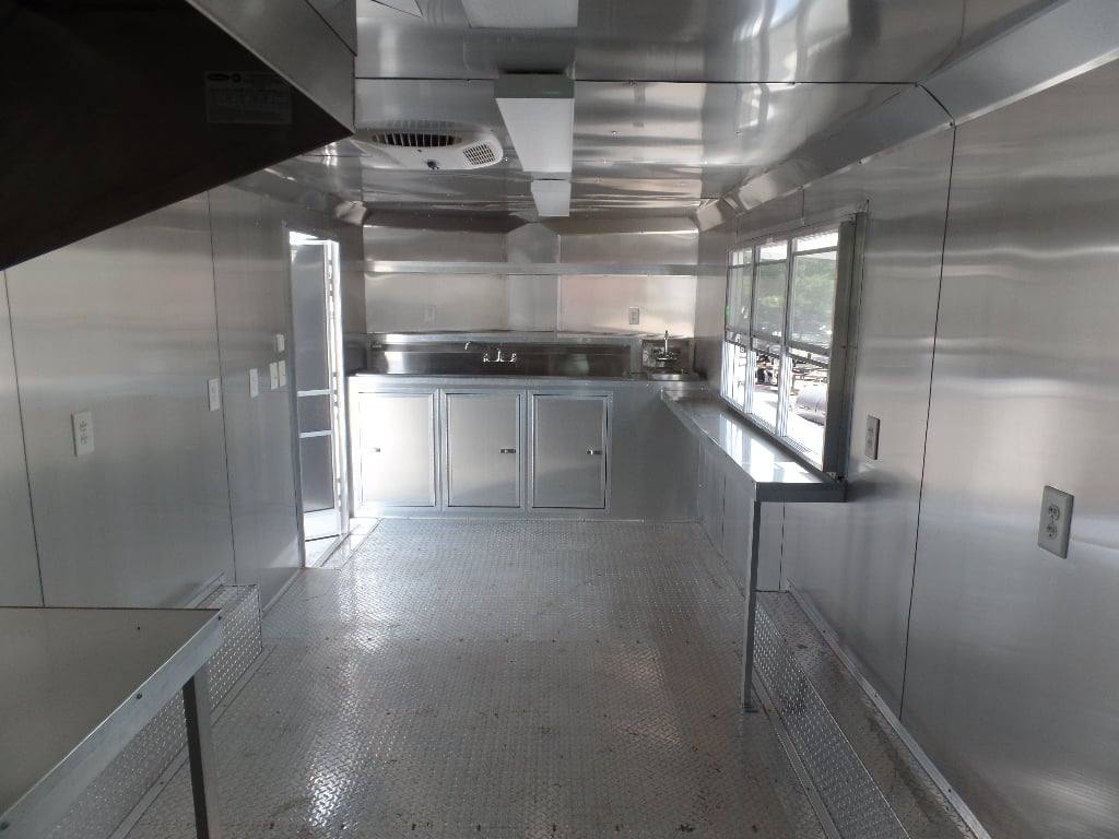 410-8.5-x-20-concession-food-trailer-white-event-catering-17.jpg 8.5' x 20' Concession Food Trailer White Event Catering