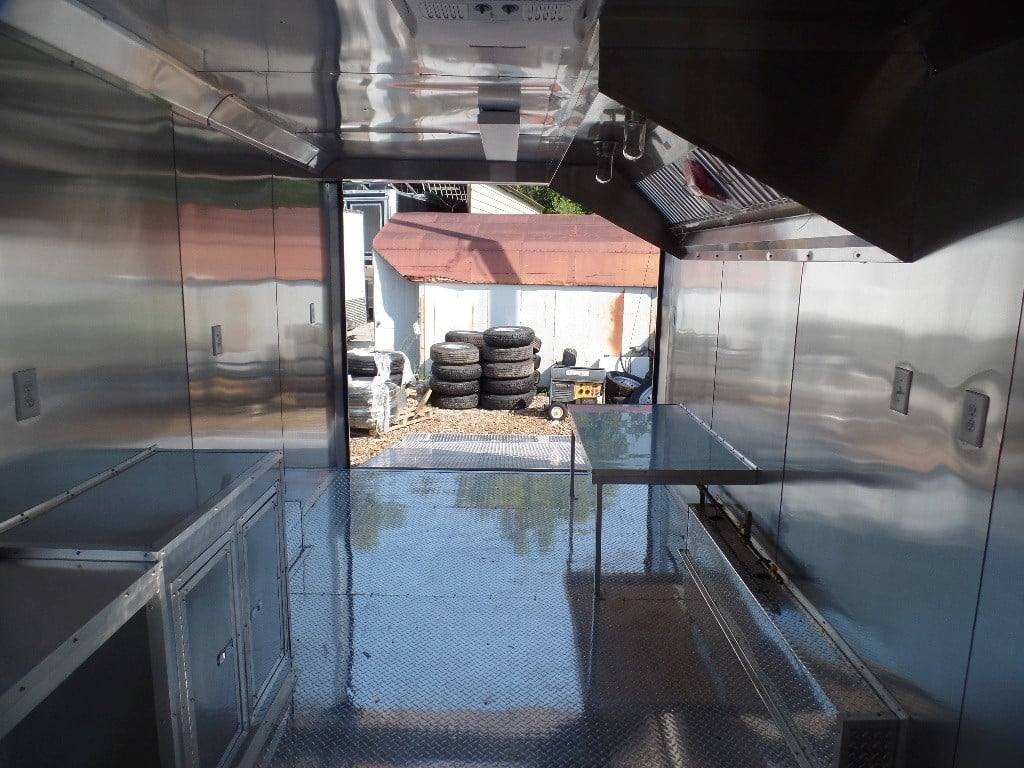 411-8.5-x-20-concession-food-trailer-white-event-catering-9.jpg 8.5' x 20' Concession Food Trailer White Event Catering