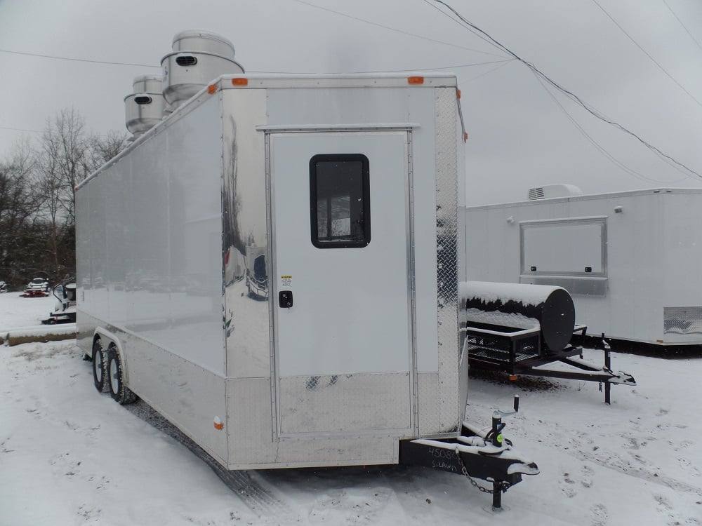 413-8.5-x-20-concession-food-trailer-white-with-appliances-19.jpg 8.5' x 20' Concession Food Trailer White With Appliances