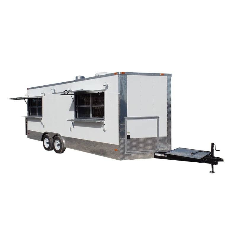 414-8.5-x-20-concession-food-trailer-white-with-appliances-1.jpg 8.5' x 20' Concession Food Trailer White With Appliances