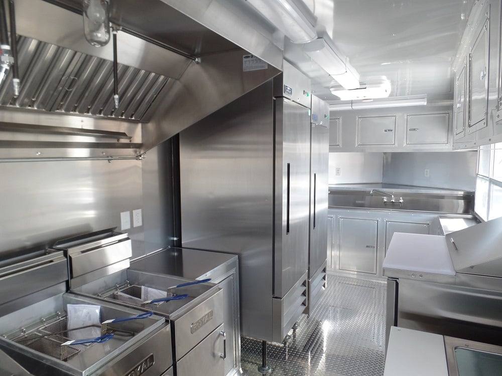 414-8.5-x-20-concession-food-trailer-white-with-appliances-22.jpg 8.5' x 20' Concession Food Trailer White With Appliances