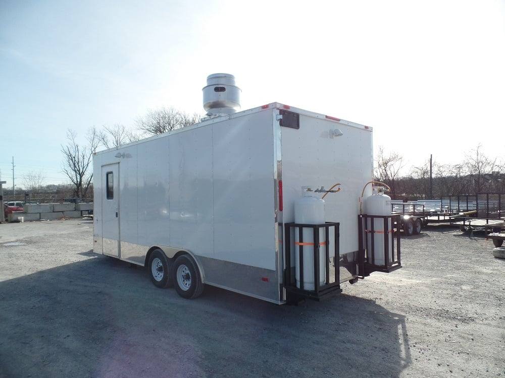 414-8.5-x-20-concession-food-trailer-white-with-appliances-23.jpg 8.5' x 20' Concession Food Trailer White With Appliances