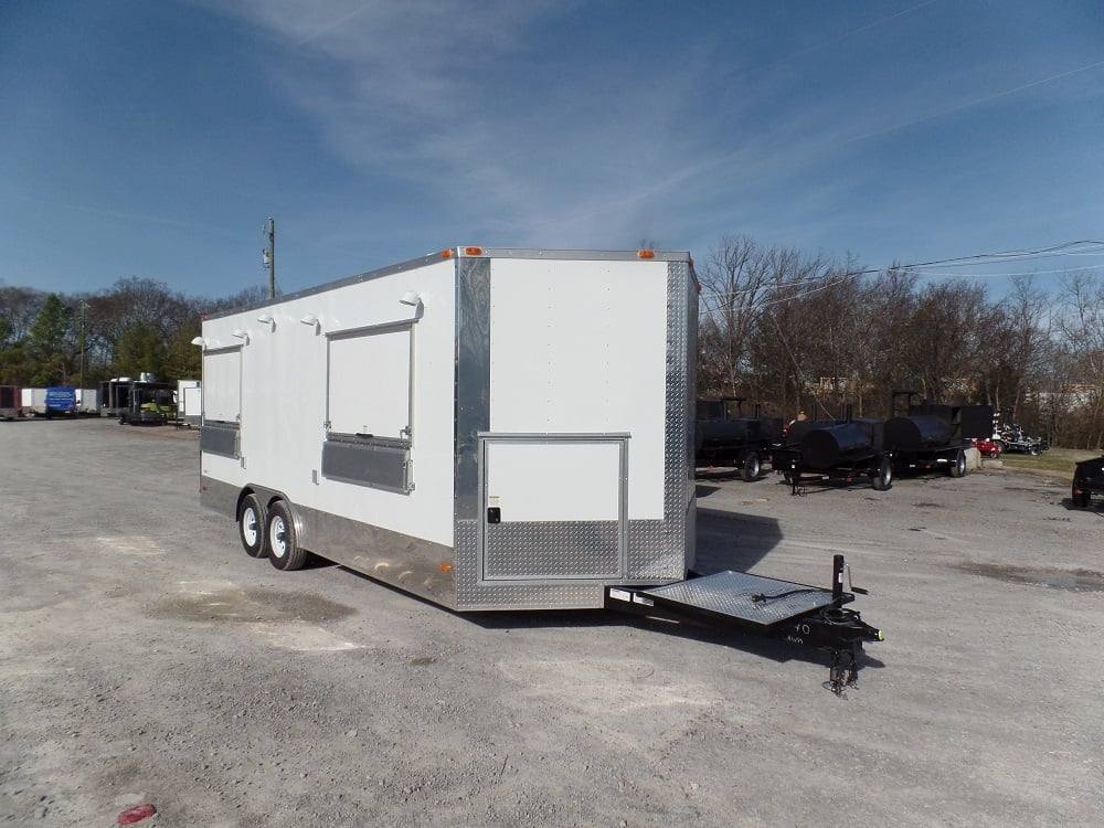 414-8.5-x-20-concession-food-trailer-white-with-appliances-24.jpg 8.5' x 20' Concession Food Trailer White With Appliances