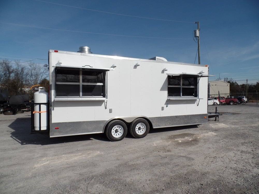 414-8.5-x-20-concession-food-trailer-white-with-appliances-32.jpg 8.5' x 20' Concession Food Trailer White With Appliances