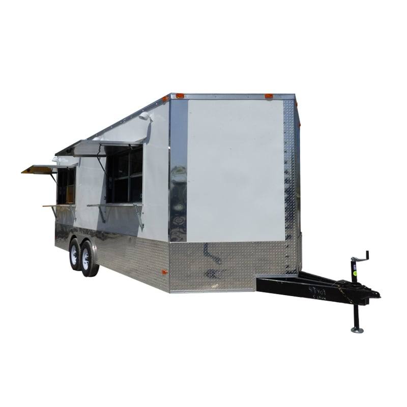 415-8.5-x-20-concession-food-trailer-white-with-appliances-1.jpg 8.5' x 20' Concession Food Trailer White With Appliances