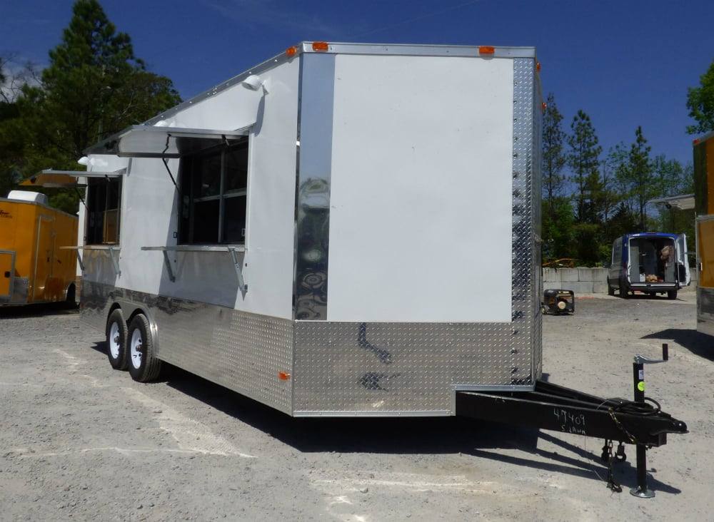 415-8.5-x-20-concession-food-trailer-white-with-appliances-27.jpg 8.5' x 20' Concession Food Trailer White With Appliances