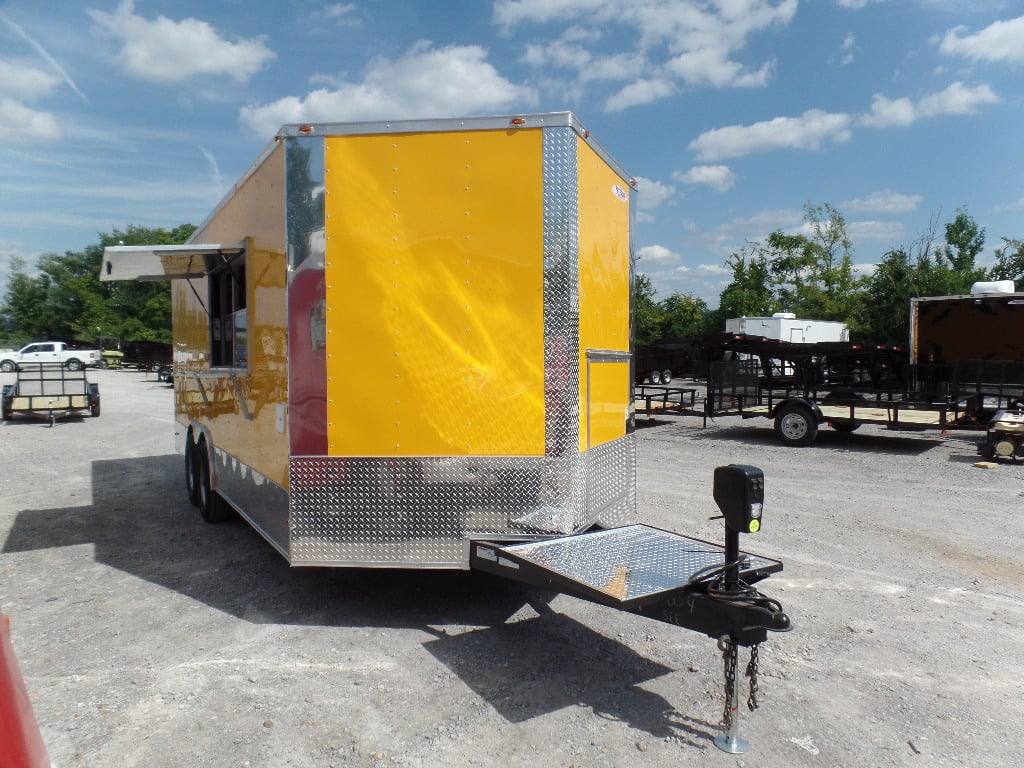 417-8.5-x-20-concession-food-trailer-yellow-event-catering-10.jpg 8.5' x 20' Concession Food Trailer Yellow Event Catering