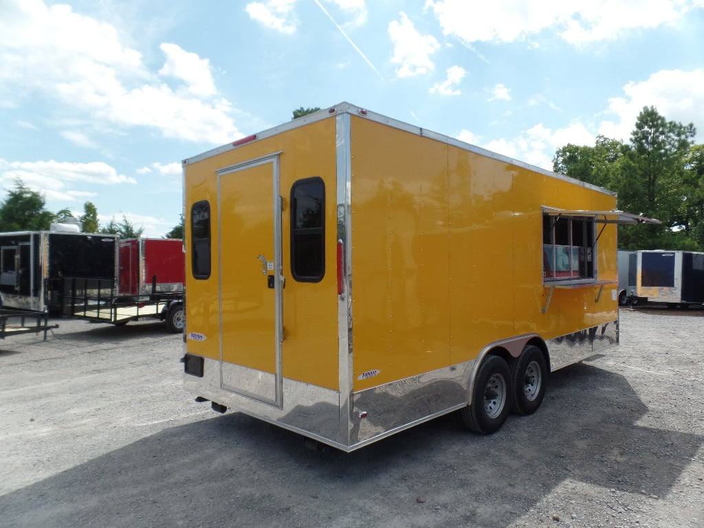 417-8.5-x-20-concession-food-trailer-yellow-event-catering-13.jpg 8.5' x 20' Concession Food Trailer Yellow Event Catering