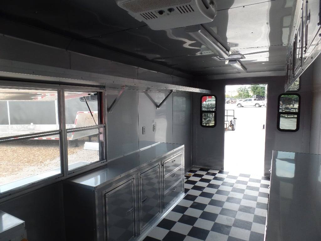 417-8.5-x-20-concession-food-trailer-yellow-event-catering-22.jpg 8.5' x 20' Concession Food Trailer Yellow Event Catering