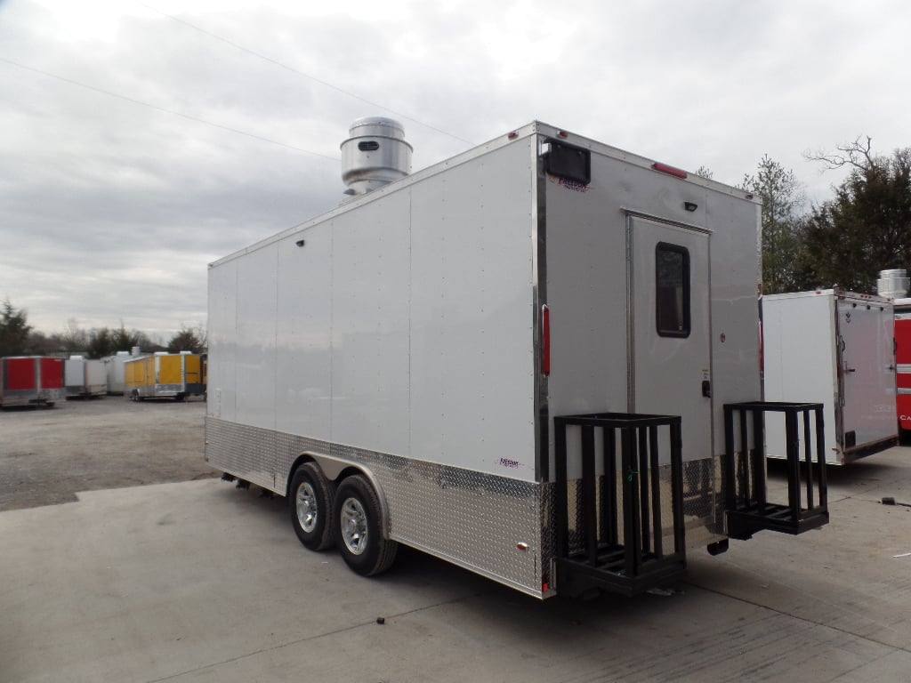 418-8.5-x-20-concession-food-white-custom-event-trailer-10.jpg 8.5' x 20' Concession Food White Custom Event Trailer
