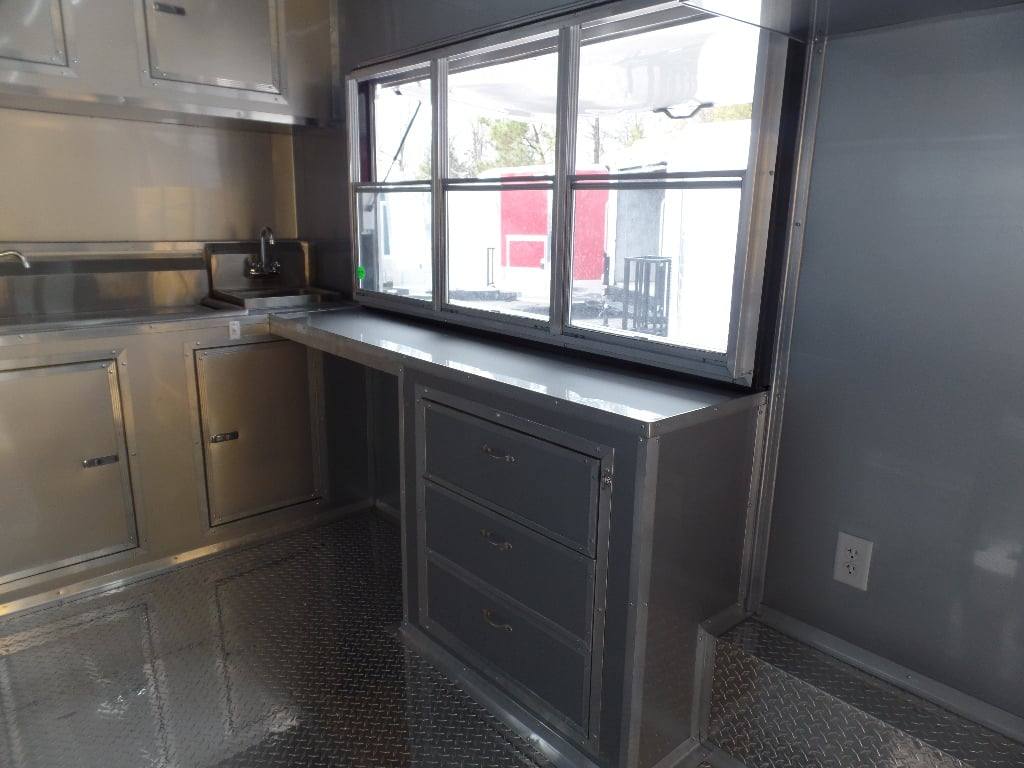 418-8.5-x-20-concession-food-white-custom-event-trailer-7.jpg 8.5' x 20' Concession Food White Custom Event Trailer