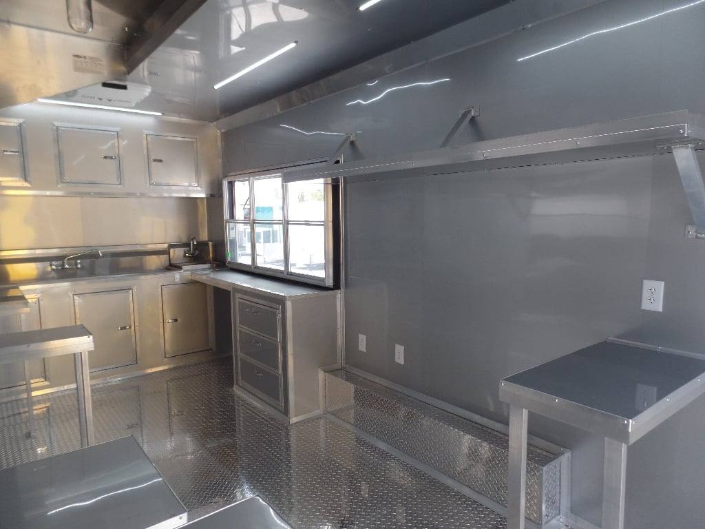 418-8.5-x-20-concession-food-white-custom-event-trailer-9.jpg 8.5' x 20' Concession Food White Custom Event Trailer