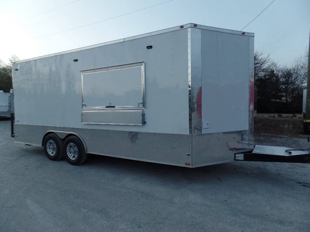 419-8.5-x-20-concession-food-white-trailer-with-appliances-12.jpg 8.5' x 20' Concession Food White Trailer With Appliances