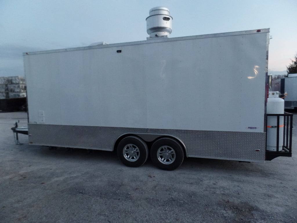 419-8.5-x-20-concession-food-white-trailer-with-appliances-5.jpg 8.5' x 20' Concession Food White Trailer With Appliances