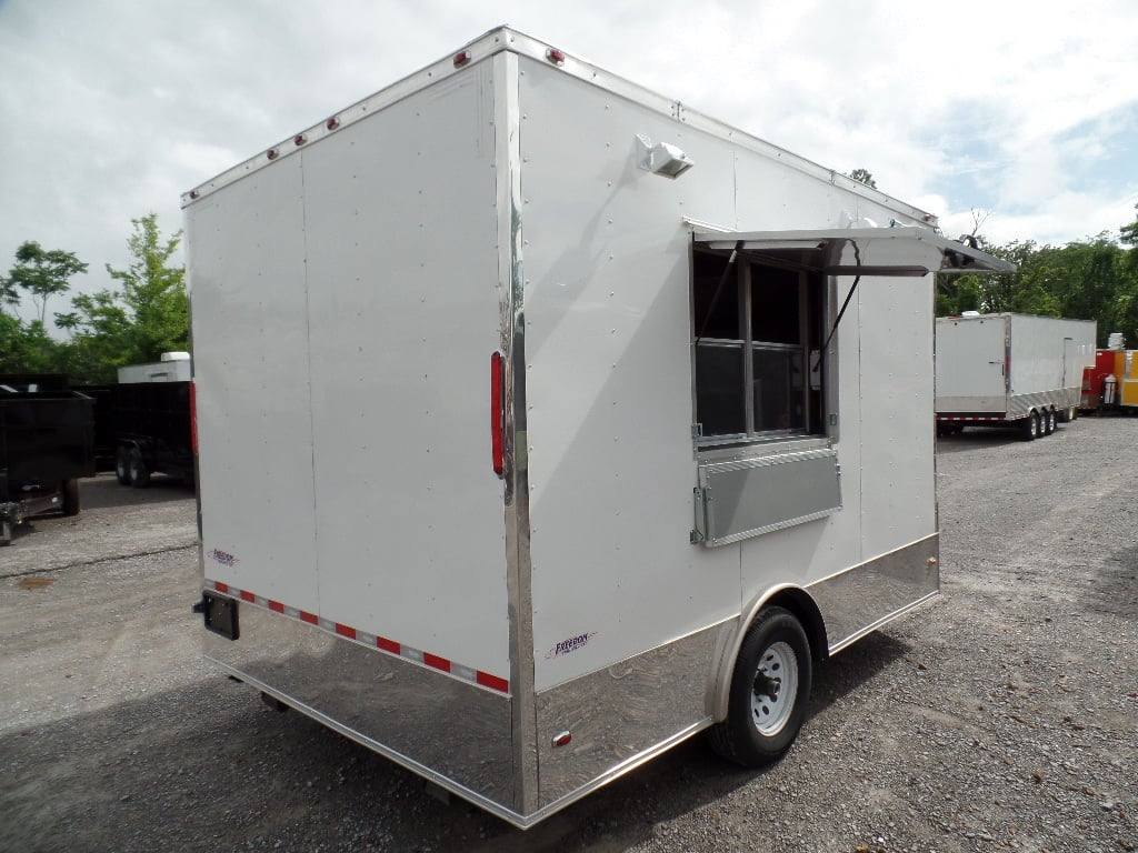 42-8.5-x-12-concession-food-trailer-white-event-catering-17.jpg 8.5' x 12' Concession Food Trailer White Event Catering