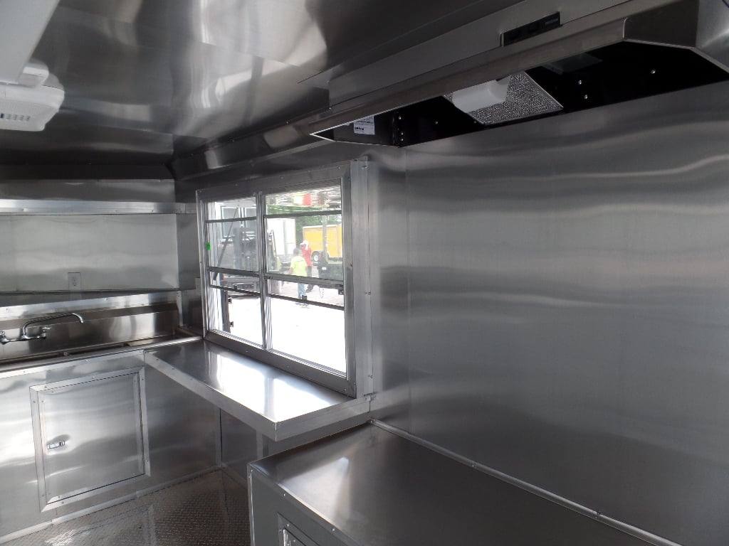 420-8.5-x-20-concession-trailer-black-bbq-food-event-catering-10.jpg 8.5' x 20' Concession Trailer Black BBQ Food Event Catering