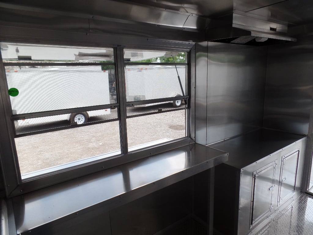 420-8.5-x-20-concession-trailer-black-bbq-food-event-catering-18.jpg 8.5' x 20' Concession Trailer Black BBQ Food Event Catering
