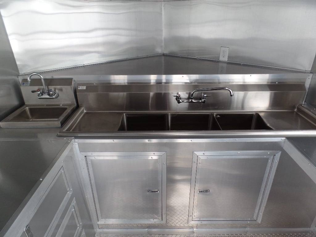 420-8.5-x-20-concession-trailer-black-bbq-food-event-catering-3.jpg 8.5' x 20' Concession Trailer Black BBQ Food Event Catering