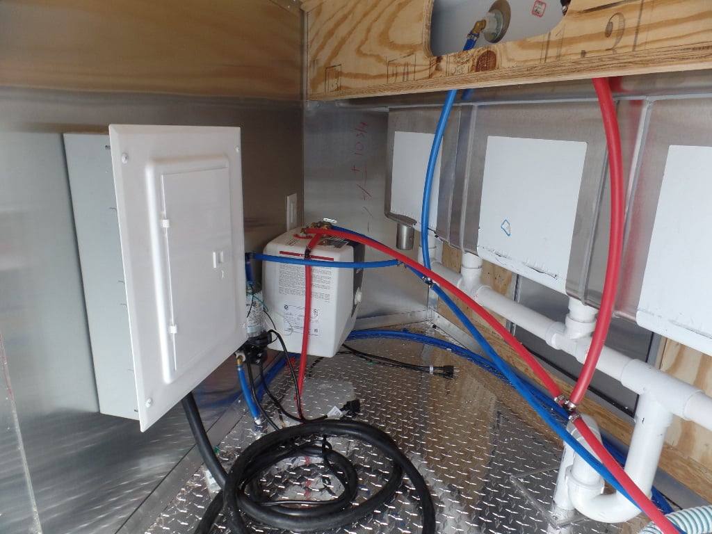 420-8.5-x-20-concession-trailer-black-bbq-food-event-catering-7.jpg 8.5' x 20' Concession Trailer Black BBQ Food Event Catering