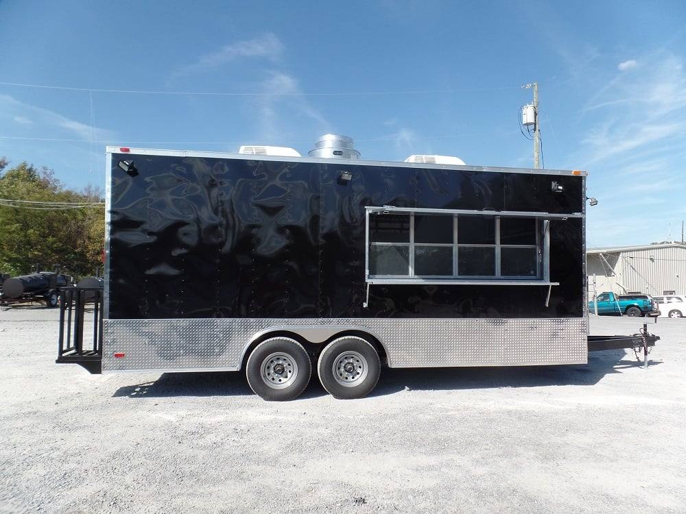421-8.5-x-20-concession-trailer-black-food-event-catering-13.jpg 8.5' X 20' Concession Trailer Black Food Event Catering