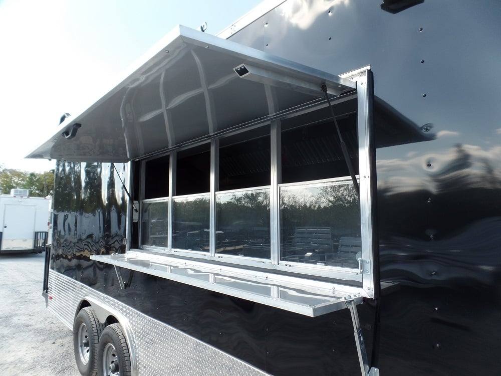 421-8.5-x-20-concession-trailer-black-food-event-catering-18.jpg 8.5' X 20' Concession Trailer Black Food Event Catering