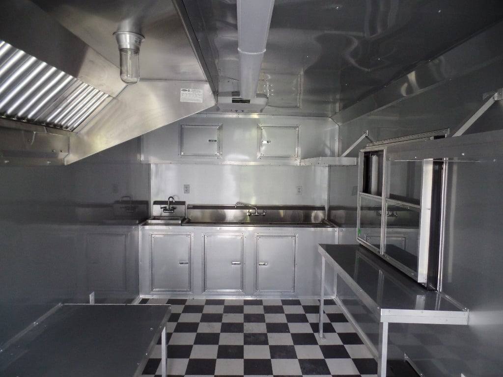 422-8.5-x-20-concession-trailer-black-food-event-catering-7.jpg 8.5' x 20' Concession Trailer Black Food Event Catering