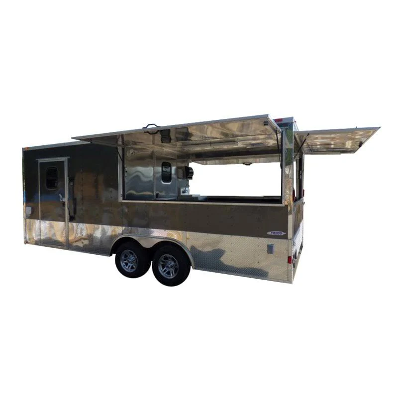 423-8.5-x-20-concession-trailer-charcoal-gray-bbq-food-event-catering-1.webp 8.5' x 20' Concession Trailer Charcoal Gray BBQ Food Event Catering