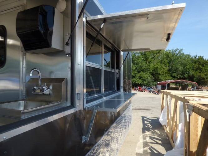 423-8.5-x-20-concession-trailer-charcoal-gray-bbq-food-event-catering-13.jpg 8.5' x 20' Concession Trailer Charcoal Gray BBQ Food Event Catering