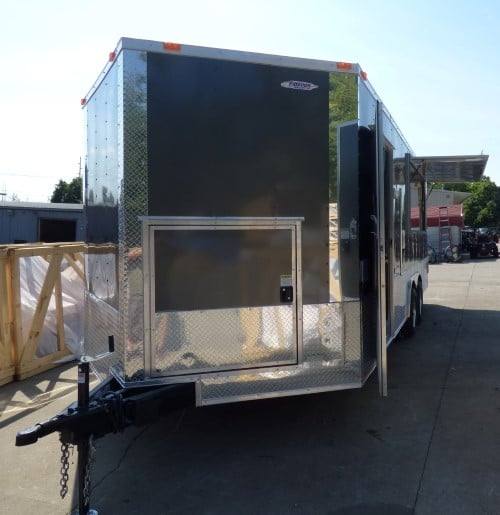423-8.5-x-20-concession-trailer-charcoal-gray-bbq-food-event-catering-29.jpg 8.5' x 20' Concession Trailer Charcoal Gray BBQ Food Event Catering