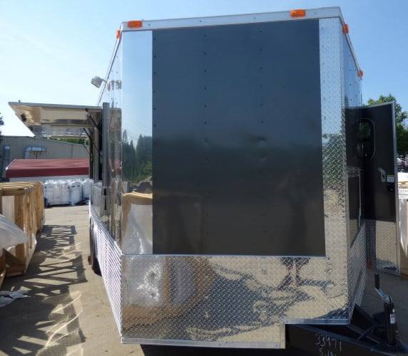 423-8.5-x-20-concession-trailer-charcoal-gray-bbq-food-event-catering-3.jpg 8.5' x 20' Concession Trailer Charcoal Gray BBQ Food Event Catering